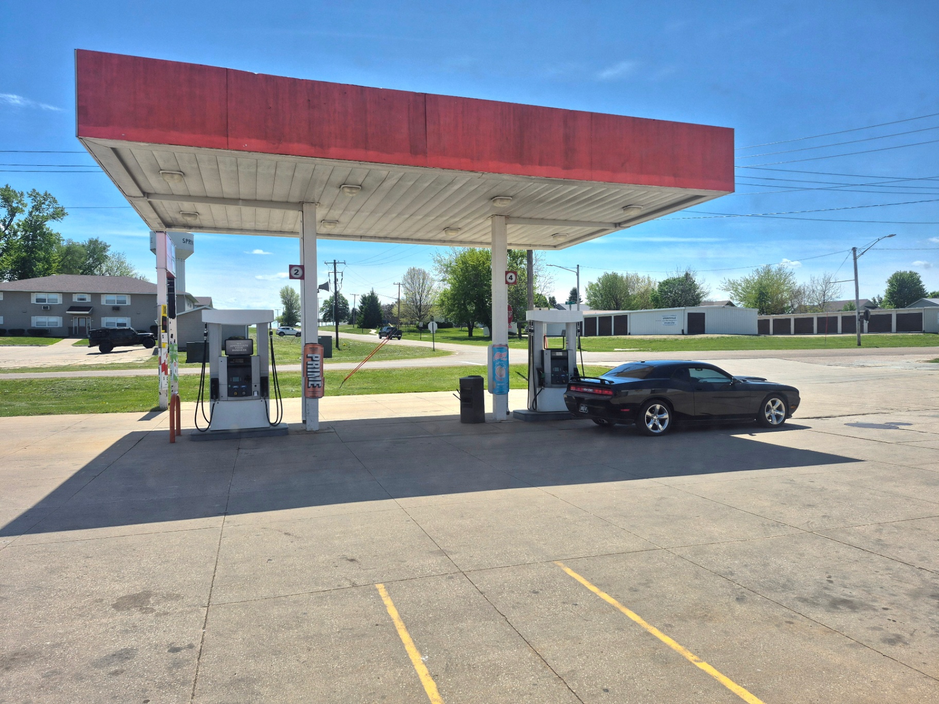 Fuel Pumps at Springville Food, Gas & Liquor